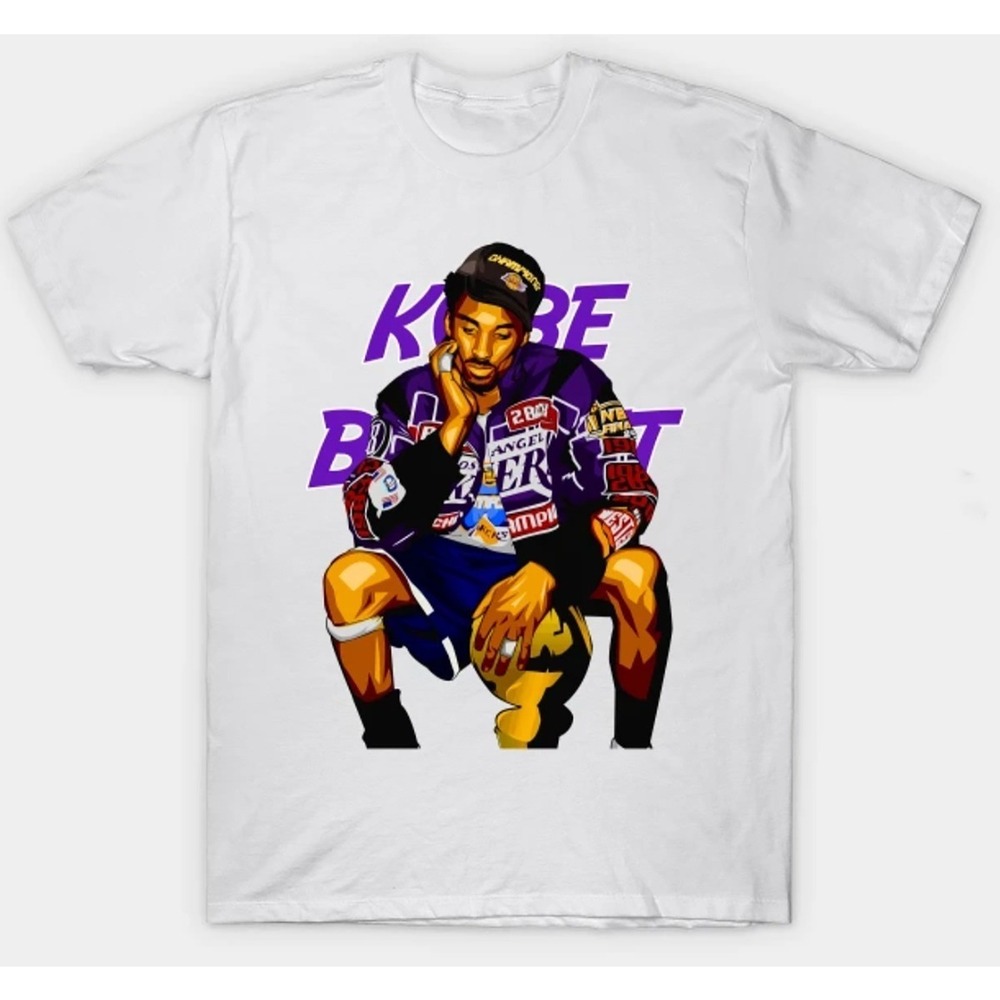 Kobe Bryant Lakers T Shirt Black Mamba , Kobe Bryant Memorial , NBA